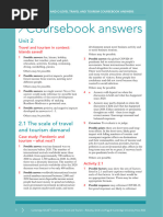 IGCSE Travel and Tourism Revision Notes Unit 1 & Unit 2 | PDF | Tourism ...