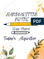 Handwritten Notes Data Science