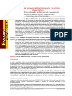 Qualidade Socialmente Referenciada e A Gestão Democrática Almenara Lima