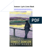 Ernest Dowson Lyric Lives Stark Full Chapter