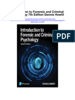 Download Introduction To Forensic And Criminal Psychology 7Th Edition Dennis Howitt full chapter