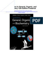 Introduction To General Organic and Biochemistry 12Th Edition Frederick Full Chapter