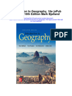 Download Introduction To Geography 16E Epub Convert 16Th Edition Mark Bjelland full chapter