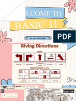 Welcome To: Basic 11