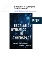 Escalation Dynamics in Cyberspace Erica D Lonergan Full Chapter