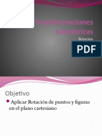 Transformaciones Isométricas Rotacion