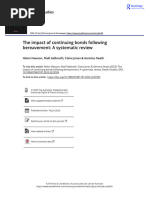 The Impact of Continuing Bonds Following Bereavement - A Systematic Review (2023)