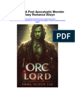 Download Orc Lord A Post Apocalyptic Monster Fantasy Romance Alisyn full chapter