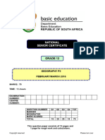 Geography P2 Feb-March 2016 Eng