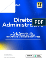 Direito Administrativo - PDF de Conteúdo 41° Exame