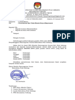 Surat Dispensasi Bimtek Kpps