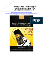 Download Gregory Palamas And The Making Of Palamism In The Modern Age First Edition Edition Norman Russell full chapter