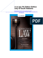 Introduction To Law 7Th Edition Edition University of South Alabama Full Chapter