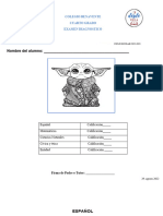 EX Diagnostico 4º Grado