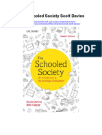 The Schooled Society Scott Davies Full Chapter