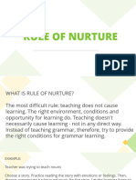 Rule of Nurture