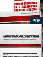 Reglamento de Seguridad y Salud en El Trabajo - Construcción