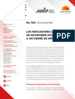 Los Indicadores Lideres de Noviembre Apuntan A Un Cierre de Ano Positivo