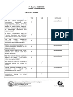 SCHOOL POST EVALUATION 2nd QTR 2022 NSED