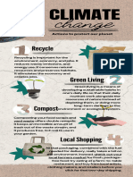 Brown Scrapbook Climate Change Infographic