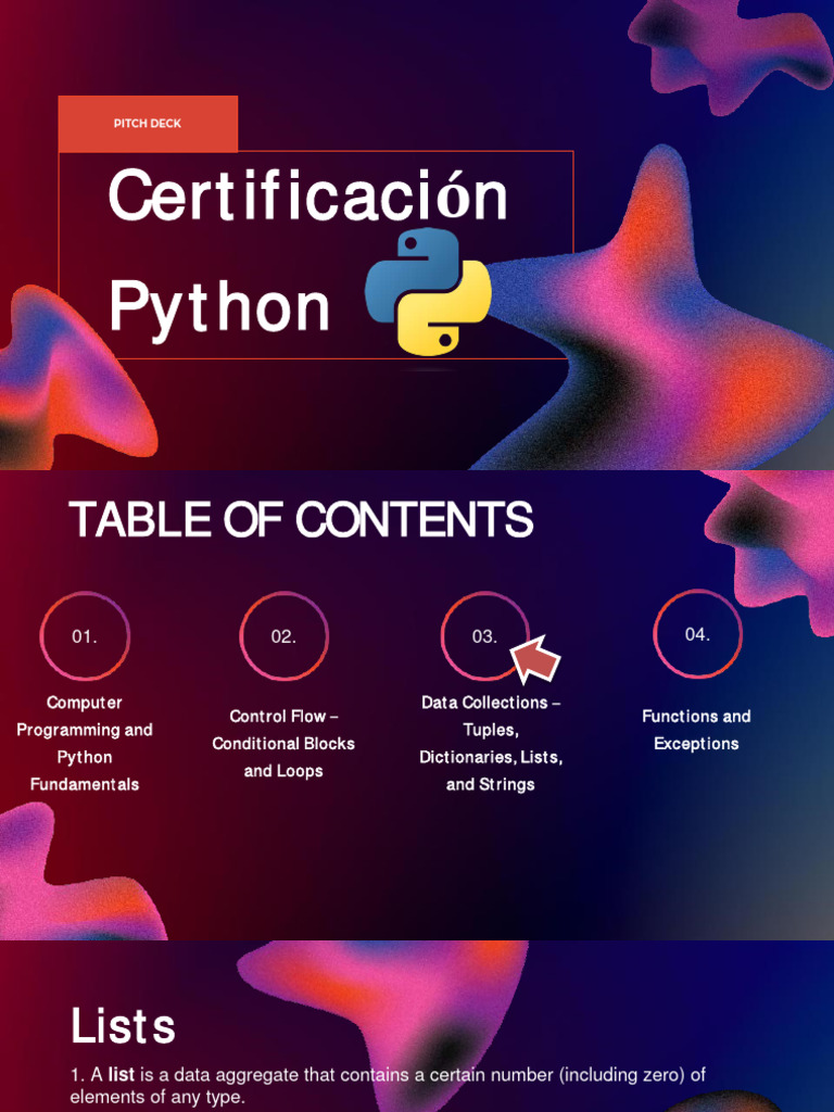 Python Programming: Lists, Tuples, Dictionaries | PDF | String ...