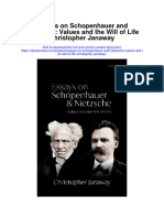 Essays On Schopenhauer and Nietzsche Values and The Will of Life Christopher Janaway Full Chapter