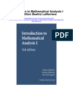 Download Introduction To Mathematical Analysis I 3Rd Edition Beatriz Lafferriere full chapter
