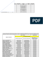 Napalisan Es Grade 2 Class Profile k 3 Felt Pre and Post Assessment Scoresheet