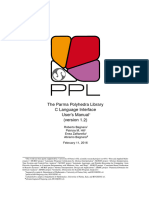 The Parma Polyhedra Library C Language Interface User's Manual (Version 1.2)