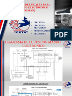 Funcionamiento de Mando Electronico de Luces (Nissan)