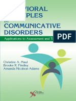 Behavioral Principles in Communicative Disorders Applications To Assessment and Treatment (Etc.) (Z-Library)