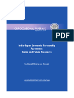 Orf Occasional Paper #50: India-Japan Economic Partnership Agreement: Gains and Future Prospects