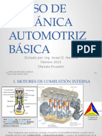 Curso de Mecánica Automotriz Básica Ing. Israel Herrera