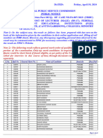 F4-80V-2023 Lecturer (Male) Urdu