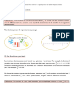 5ème - Chapitre 3 - Fractions