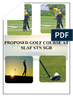 Proposal For Golf Course Project 06.04.2024