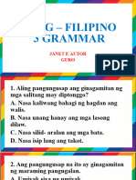 Lapg - Filipino 3 Grammar
