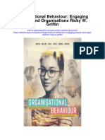 Download Organisational Behaviour Engaging People And Organisations Ricky W Griffin full chapter