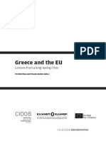 Greece and the Eu Lessons From a Long-lasting Crisis Pol Morillas and Thanos Dokos (Eds.)