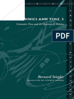 (Meridian_ Crossing Aesthetics) Bernard Stiegler - Technics and Time, 3_ Cinematic Time and the Question of Malaise-Stanford University Press (2011)