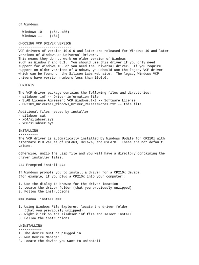 Universal Windows Driver Releases | PDF | Microsoft Windows | Windows 10