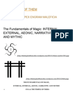 The Fundamentals of Magic Internal External Aeonic Narrativic and Mythic The Temple of Them