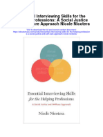 Download Essential Interviewing Skills For The Helping Professions A Social Justice And Self Care Approach Nicole Nicotera full chapter