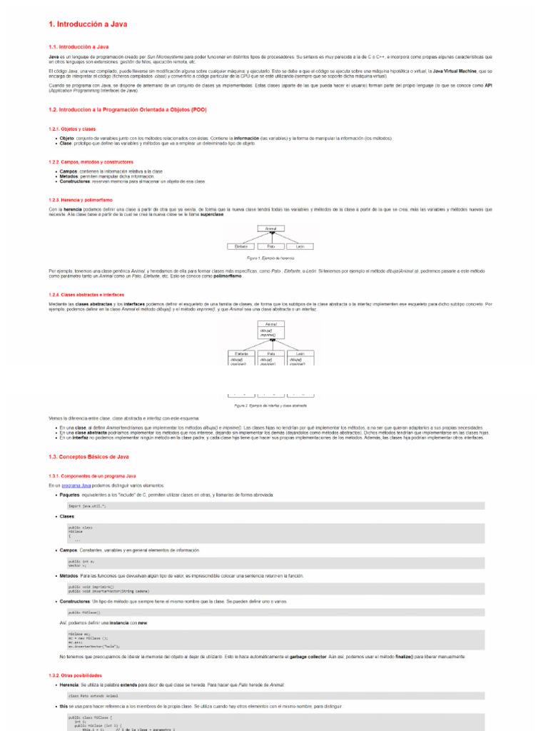 Introduccion A Java | PDF