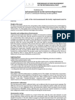 Performance of Wind Measurement On The Meteorological Mast