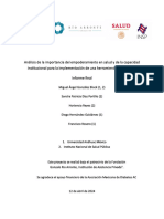 Analisis de La Importancia Del Empodera Mi Ento en Salud y de La Capacidad Institucional para La Implementación de Una Herramienta de Medición