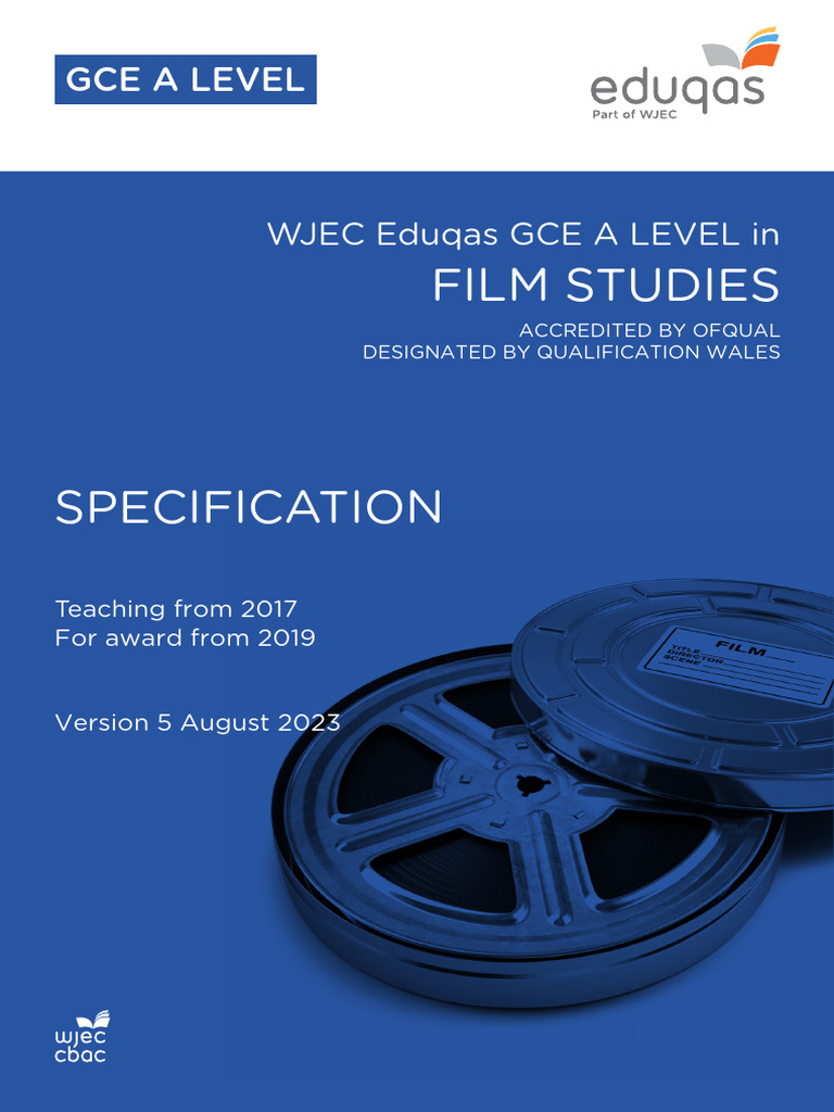 A Level Film Studies Specification | PDF | Cinematography | Narrative
