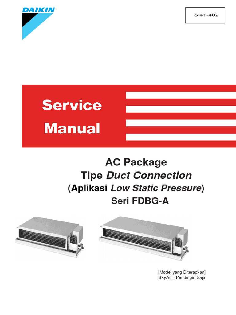 Tipe Duct Connection Seri FDBG-A | PDF