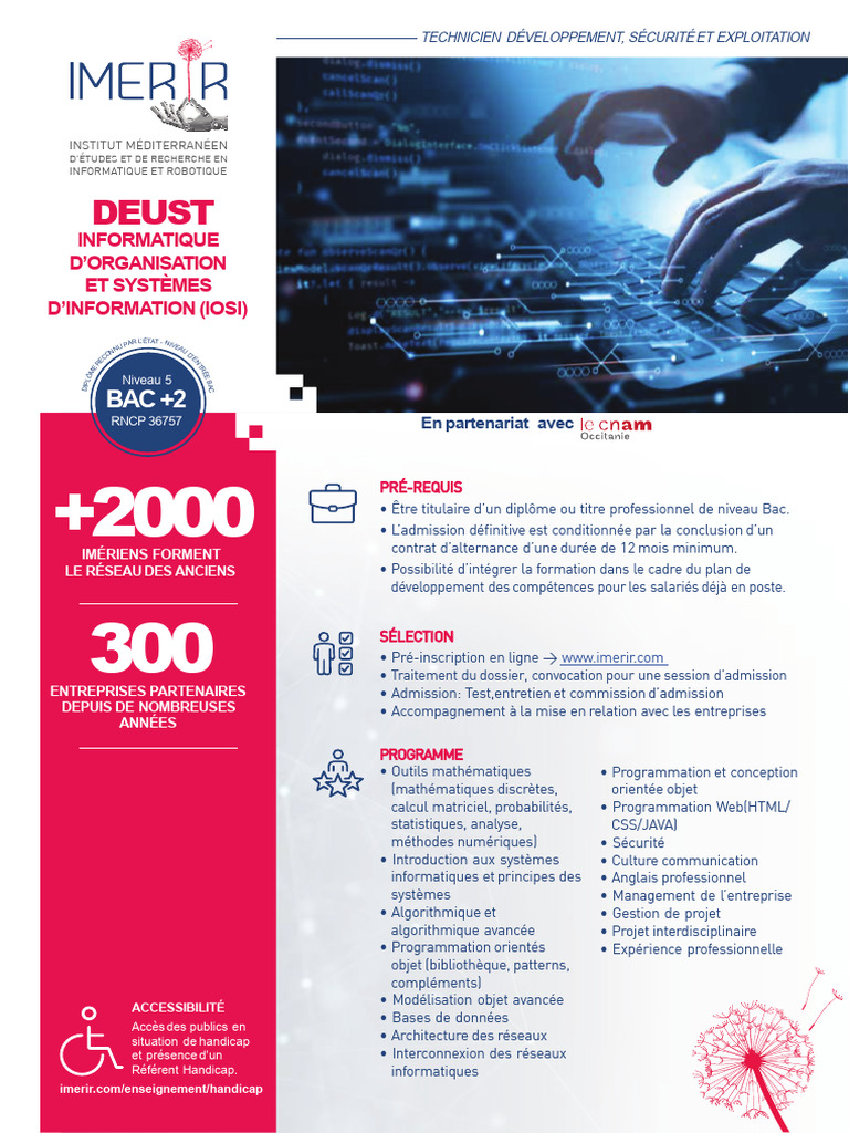 DEUST Informatique et Systèmes d'Info | PDF | Informatique | Application