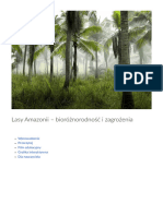 Lasy Amazonii Bioroznorodnosc I Zagrozenia